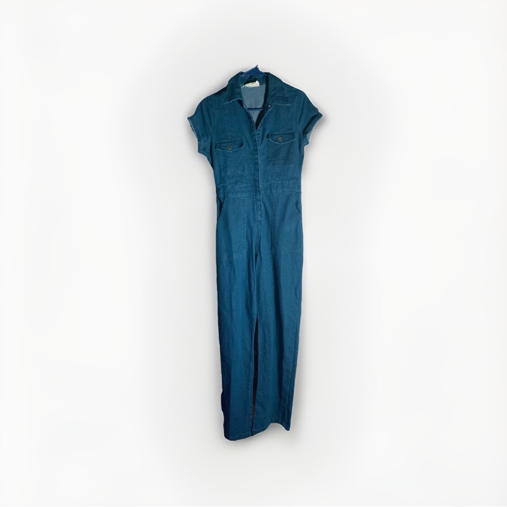 Blue Denim Jumpsuit